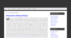 Desktop Screenshot of malariasite.com