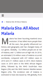 Mobile Screenshot of malariasite.com